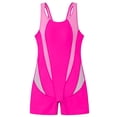 thumbnail image 4 of FINALGANG Girls One Piece Swimsuit Kids Color Block Sleeveless Crewneck Stretchy Athletic Bathing Suit For Training Pool And Beach Activities Red 15-16 Y, 4 of 4