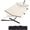 Ivory White, variant on Eastvita Grey 2-Person Heavy - Duty Hammock with Stand/450LB Capacity/Weather - Resistant Polyester