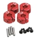 thumbnail image 3 of 4PCS RC Hugo Piezas de Automóvil rueda Bujes Hexagonales Pin de Montaje en 12 mm rojo, 3 of 8