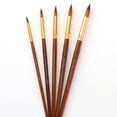 thumbnail image 2 of Miangastore Professional Nylon Paint Brush for Artists Assorted Color Easy to Handle and Comfortable, 2 of 9