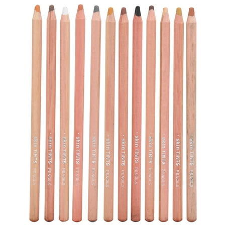 Pastel Pencils Skin Color Pencils Charcoal Pencils Colorful Toner Pencil For Coloring Drawing And Sketching