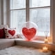 thumbnail image 4 of Globos Inflables de Pvc En Forma de Corazón con Globos Más Pequeños En El Interior para Decoraciones Del Día de San Valentín., 4 of 6