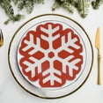 thumbnail image 2 of 12 Pack 3 Ply Shaped Napkin (Snowflake) - Set of 6, 2 of 4