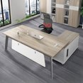 thumbnail image 3 of Top Grade Manager Office Desks Charge President Simplicity Combination Office Desks Single Person Escritorios Furniture QF50OD My Lux Decor Round, 3 of 11