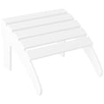 thumbnail image 3 of Polytrends  Laguna Hdpe All Weather Outdoor Patio Foldable Ottoman White, 3 of 5