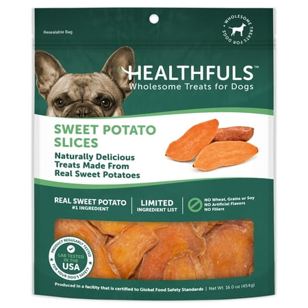 UPC: 0076158083103 | Healthfuls Sweet Potato Slices Dog Treats 16oz