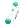 thumbnail image 2 of Blukids Dog Toys Clearance for Aggressive Chewers Interactive Teething Boredom and Stimulating Tug of War Suction Cup Puzzle Puppy Rope Enrichment Teeth Cleaning Ball for Small Large Dogs(Blue), 2 of 5