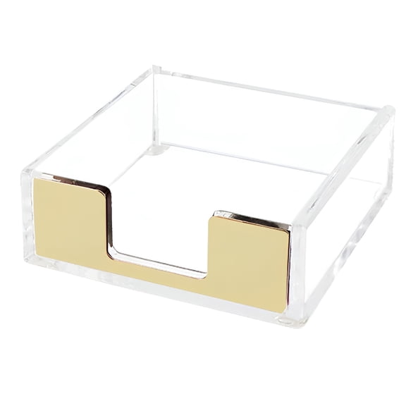 CCOCC Sticky Notes Holder Office Supplies Storage Acrylic Note Post Dispenser