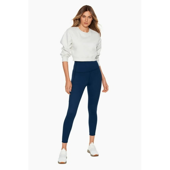 Miraclesuit Dress Blues Tummy Control Performance Leggings with Pocket S Small