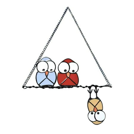 

Animal Pendant Hanging Metal Ornament Gift Light Blue Red Yellow