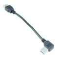 thumbnail image 2 of RIGHT-Facing ANGLED USB 3.0 Male to USB 3.0 Female Cable 6", Black, 2 of 2