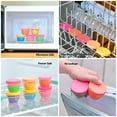 thumbnail image 4 of Youngever 18 Sets Baby Food Storage, 2 Ounce Baby Food Containers with Lids, 9 Pink Colors, with Lids Labels, 4 of 4