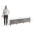 thumbnail image 4 of Mueble TV 85" Kappesberg 218cm con 3 Puertas Blanco/Gris, 4 of 10