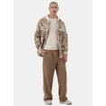 thumbnail image 2 of No Boundaries Men's & Big Men's Polar Fleece Hooded Button Up Jacket, Sizes XS-5XL, 2 of 5