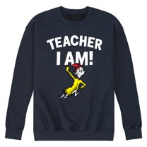 Dr. Seuss - Teacher I Am Sam I Am - Men's Crew Neck Fleece Pullover