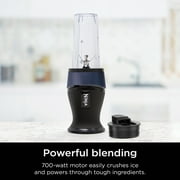 Ninja Fit Personal 16 oz Blender, 700 Watts, Single-Serve, Spout Lid, QB2900SSBFNV Deep Navy Blue