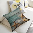 thumbnail image 5 of starfish Linen toss pillowcase decoration pillowcase gifting preferred 24x24 inch cushion cover sofa pillowcase sofa bedroom living room car, 5 of 8