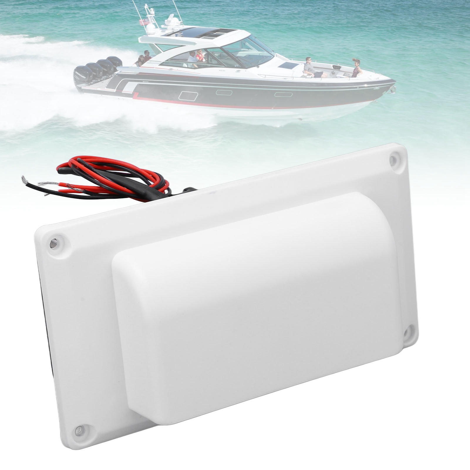 Ventilateur Extraction Latéral 12V 25W - Pour Camping-car, Bateau, Remorque - 123x163 Mm - Faible Bruit