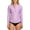 Lavender, variant on Women's Quarter-Zip Long Sleeve Rash Guard, SPF 50+ Sun Shirt Black