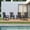 Black, variant on Oversized HDPE Outdoor Rocking Chair, All-Weather High Back Porch Rocker, 1-Pack, Black