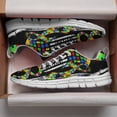 thumbnail image 3 of Autism Awareness Shoes for Men Women Running Shoes Lightweight Walking Sneakers Mesh Athletic Sport Shoes White Size 8.5, 3 of 5