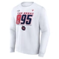 thumbnail image 2 of Men's Fanatics Alexander Ovechkin White Washington Capitals NHL All-Time Leading Goal Scorer The Great 895 Fleece, 2 of 4