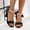 Black, variant on Women's Heels Sandals Pearl Heels Wedding Shoes for Bride Block Heel Wedding Sandals Open Toe Bridal Shoes Comfortable Pump Sandals(Black,8.5)