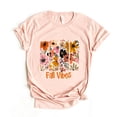 thumbnail image 4 of Fall Vibes Floral - Women's Short Sleeve Graphic T-Shirt, 4 of 13