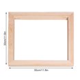thumbnail image 2 of Cuadros de pared Marco de pintura artística Barras interiores de madera Marco de lienzo artístico para bricolaje, 30x30cm seitruly LF0074-14B, 2 of 6