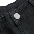 thumbnail image 3 of ZAXARRA Men's Distressed Jeans Graffiti Print Denim Pants with Ripped Holes, 3 of 5