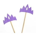 thumbnail image 2 of Darling Souvenir, Crown Shape Cupcake Toppers, Tiara - Girls Birthday Party Dessert Decorations - Pack Of 40, 2 of 3
