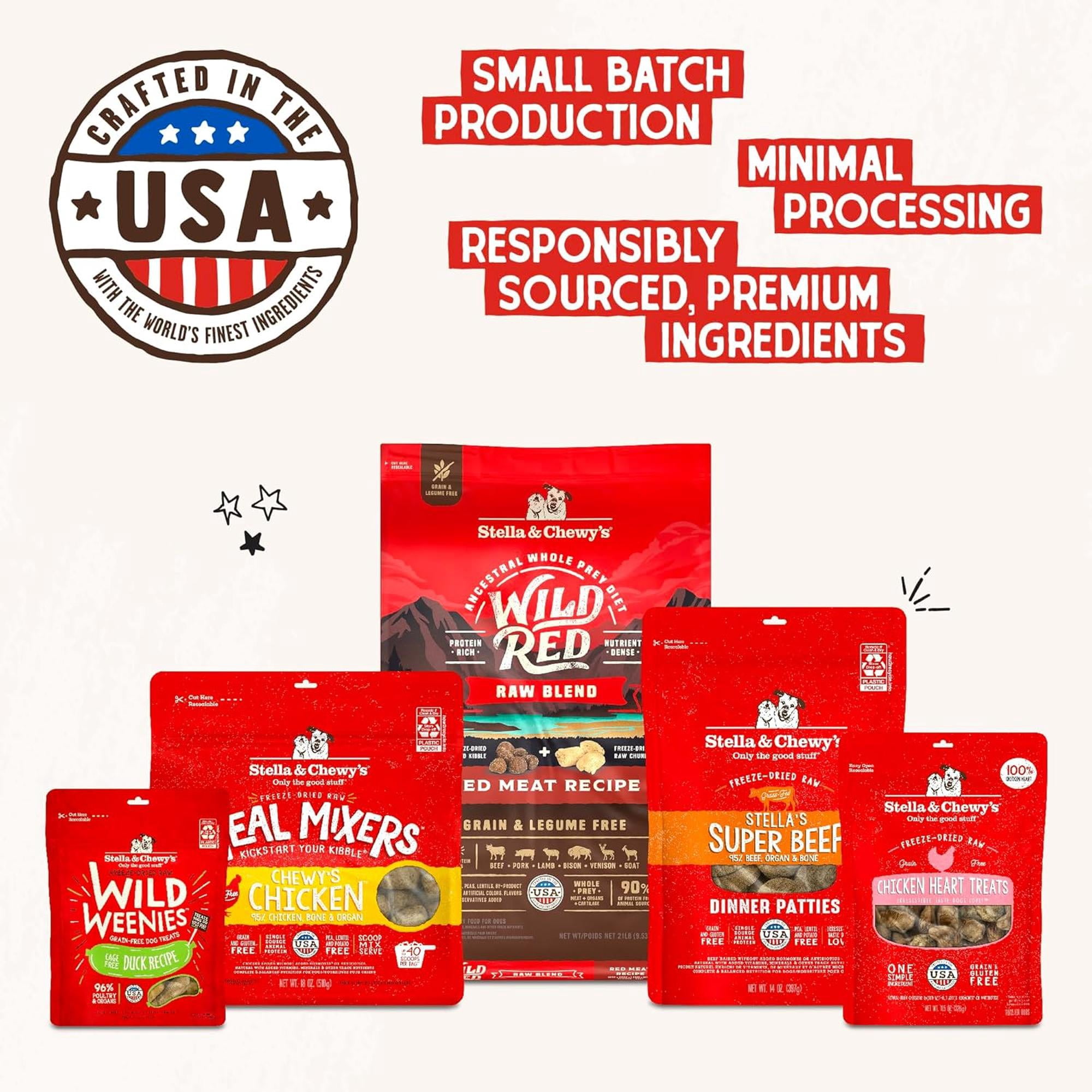 Stella & Chewy's Freeze-Dried Raw Meal Mixers Dog Food Topper - Tantalizing Turkey Recipe - 1 Ounce Bag