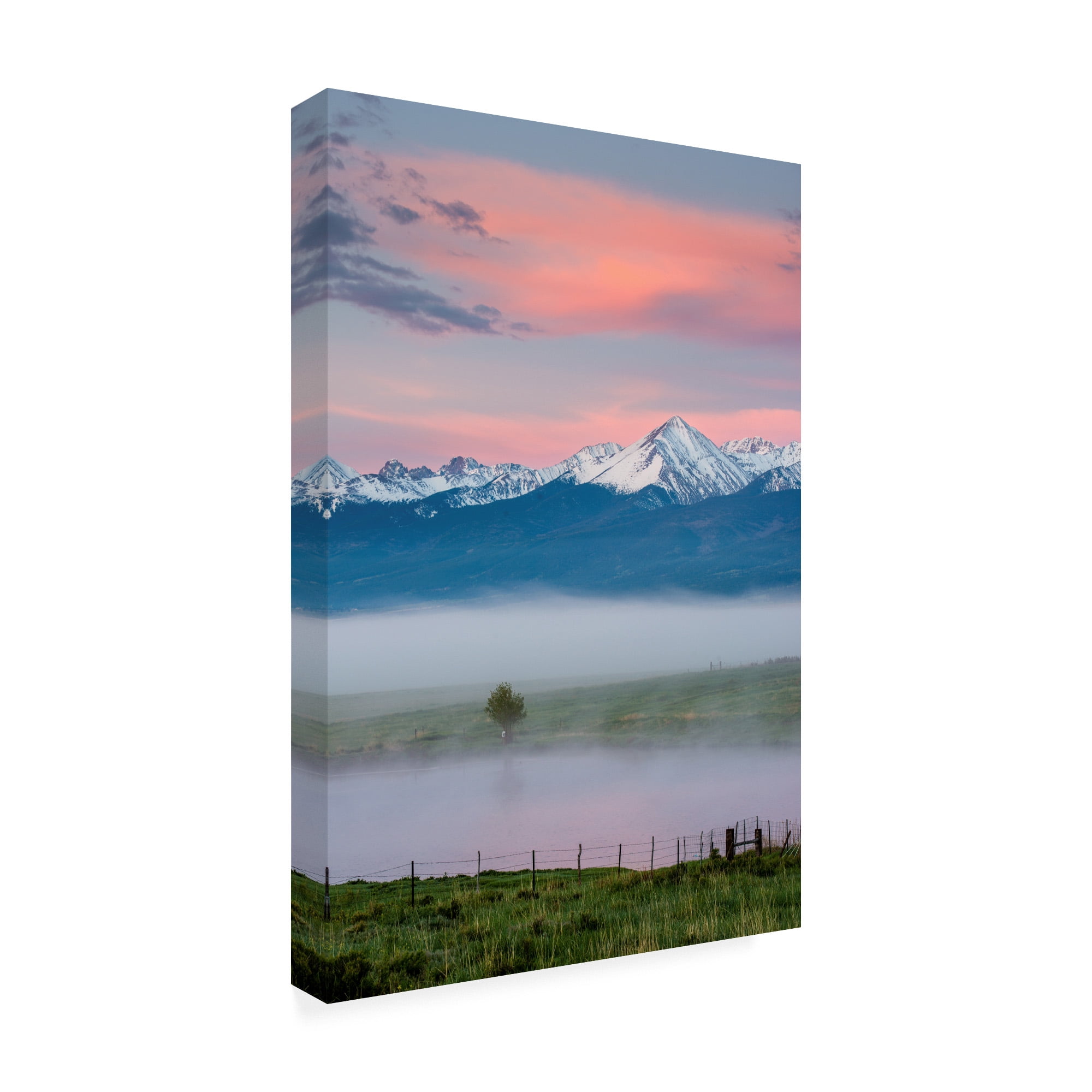Trademark Fine Art 'Snowy Peak 2' Canvas Art by Dan Ballard
