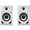 White, variant on Pioneer DJ DM-40D RCA 2 Way Active Desktop Computer Speakers, Black 2 Pack