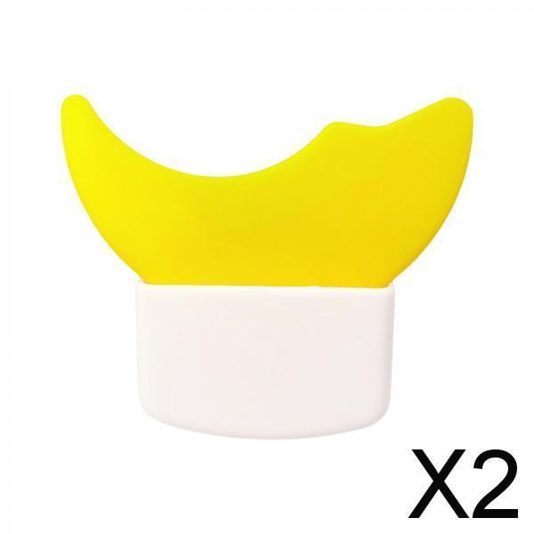 2 Plantillas Multifunción Para Delineador De Ojos, Plantilla De Silicona, Herramienta De Maquillaje De Ojos Rápido Y Perezoso, 5,7 Cm X 5 Cm, Amarillo 2 piezas