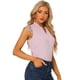 thumbnail image 1 of Blusa Básica Sin Mangas Con Cuello En V Para Oficina De Trabajo Para Mujer Rosa XS, 1 of 5