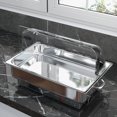 thumbnail image 4 of Ensemble de Buffet Électrique pour Réchaud, Serveurs et Réchauds Alimentaires en Acier Inoxydable de 9 QT avec Contrôle de Température, Thermostat Réglable 86 °f-200 °f, pour Traiteur, 4 of 7