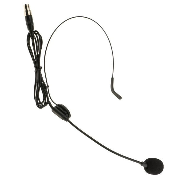 Conector de Auriculares shamjiam Diadema con Micrófono XLR 4Pin Cabeza micrófono