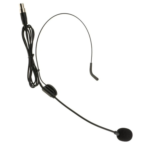 Auriculares unidireccionales de 3,5 mm/3 pines/XLR/Micrófono estéreo de diadema para altavoz XLR 4Pin
