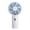 White, variant on Mini Handheld Fan Battery Powered Small Portable Adjustable Speed Usb Rechargeable Fan Powerful Eyelash Fan Suitable for Kids Women Men Indoor Outdoor Travel Fans for Bedroom