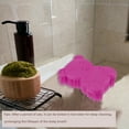 thumbnail image 6 of Unique Bargains Soft Silicone Body Shower Scrubber Brushes Rose Red, 6 of 7