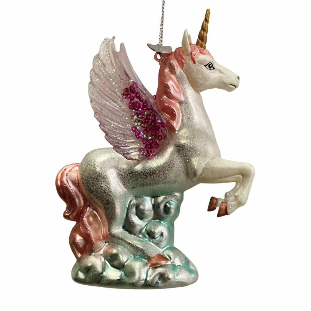 Kurt Adler Christmas Glass Noble Gems Unicorn Ornament New 2019 NB1463 You Pick 
