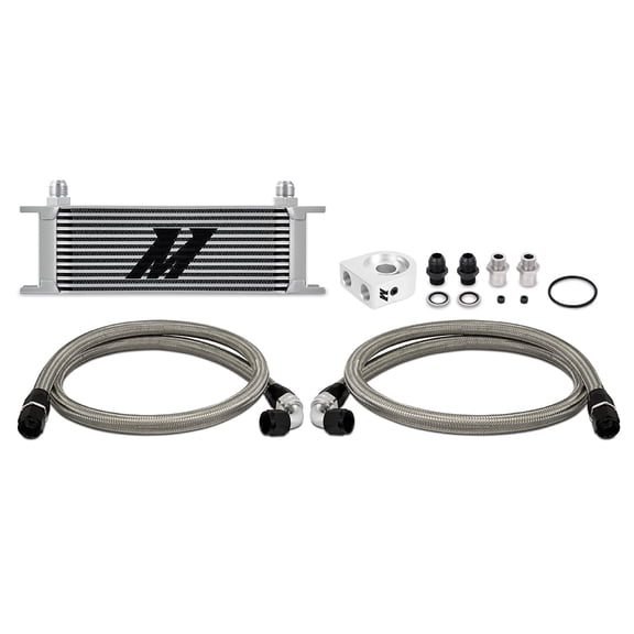 Mishimoto Universal Oil Cooler Kit, 13-Row, Silver