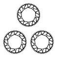 thumbnail image 4 of Youkk Alloy Crank set - Durable Precise Fit Smooth Operation - Guaranteed Compatibility Bicycles Crank 48T  black 3Set, 4 of 6
