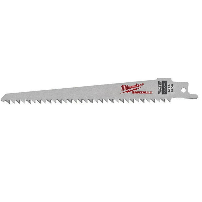 Milwaukee Lot De 5 Lames De Scie à Plâtre – 125 Mm, 6 TPI, Fabriqué En Allemagne, Robuste Et Précis