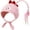 Pink, variant on HQREA Pet Hat Funny Kitten Hat Costumes Indoor Cat Teaser Toys Pet Supplies for Christmas Party Decoration