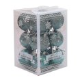 thumbnail image 1 of 2 uds 24 bolas de decoración navideña inastillables adornos de bolas colgantes de árbol, 1 of 5