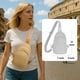 thumbnail image 2 of Bandolera INICAT Bolso de playa de paja de verano para mujer, 2 of 8