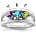 thumbnail image 6 of 14k White Gold Family Jewelry Ring Mounting no stones included - 3.9gm, 6 of 8