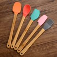 thumbnail image 3 of NIBOLOG 5Pcs/Set Small Silicone Spatula Brush Home Kitchen Heat Resistant Baking Tools, 3 of 7